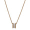 BVLGARI B-Zero 1 Necklace 18K Yellow Gold Ceramic Gold/White
