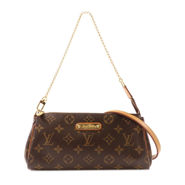 LOUIS VUITTON LV GHW Eva 2 Way Shoulder Bag M95567 Monogram Brown v1