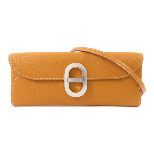 HERMES PHW Chaine d'Ancre To Go Shoulder Bag Epsom Leather 37 Gold