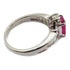 FINE JEWELRY 1.11ct Ruby 0.47ct Diamond Ring US#6.25 PT900 Platinum