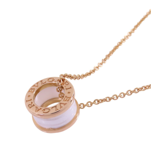 BVLGARI B-zero1 Necklace 18K Rose Gold Ceramic