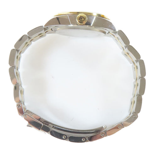 TUDOR Glamor Date Automatic Watch 53003 Stainless Steel 18K Yellow Gold