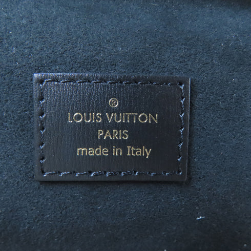 LOUIS VUITTON LV GHW Vanity Case 2 Way Bag M57118 Lambskin Leather Black