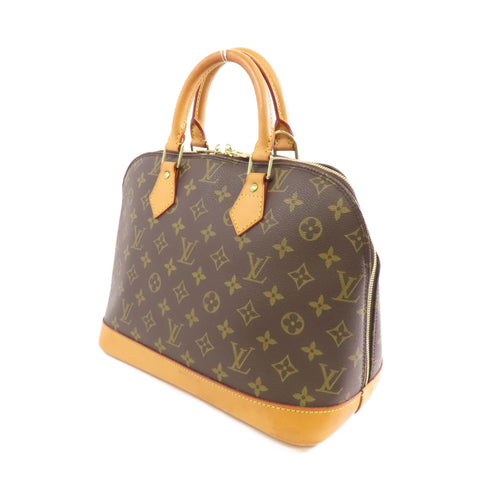 LOUIS VUITTON LV GHW Alma PM Handbag M51130 Monogram Brown v1