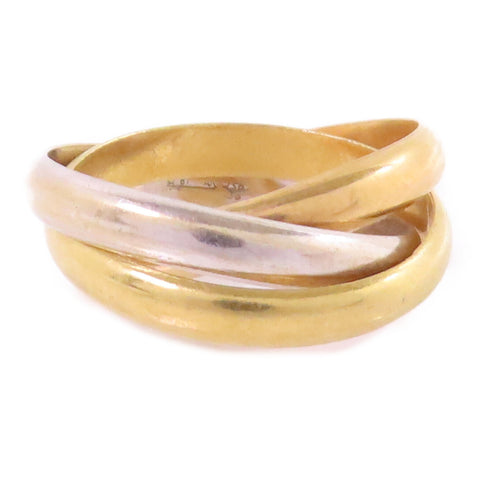 JEWELRY Ring US#4.75 18K Yellow Gold 18K Rose Gold 18K White Gold