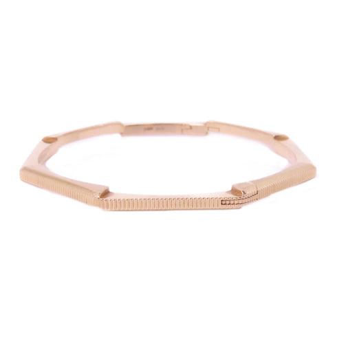 GUCCI GG Link To Love Bangle 18K Pink Gold