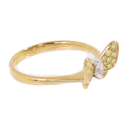 JEWELRY Diamond Yellow Diamond Ring US#9.25 18K Yellow Gold