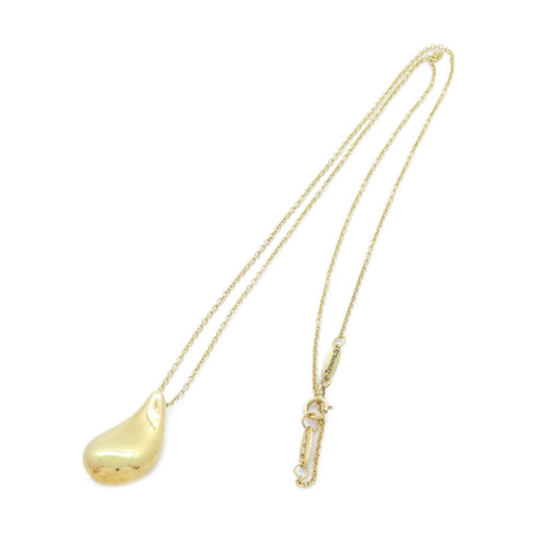 TIFFANY&CO Teardrop Necklace 18K Yellow Gold