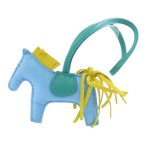 HERMES Rodeo PM Charm Veau Swift Leather Green Blue Yellow