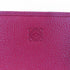 LOEWE SHW Long Round Wallet Calfskin Leather Red