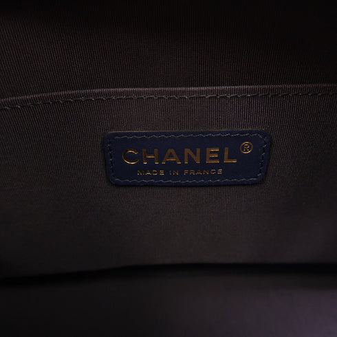 CHANEL CC GHW Chain Shoulder Bag Lambskin Leather #29544088 Blue