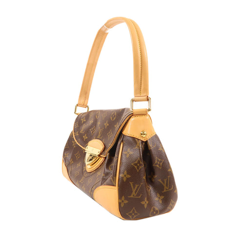 LOUIS VUITTON LV GHW Beverly MM Shoulder Bag M40121 Monogram Brown v1