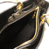 Christian Dior CD GHW Lady Dior Tote 2 Way Bag Handbag Patent Leather Black