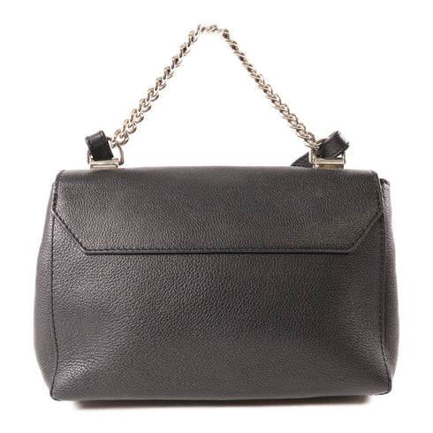LOUIS VUITTON LV SHW Lockme II BB 2 Way Bag M51200 Calfskin Leather Black