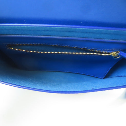 GIVENCHY GHW Nobile Bag Shoulder Crossbody Bag Calfskin Leather Blue