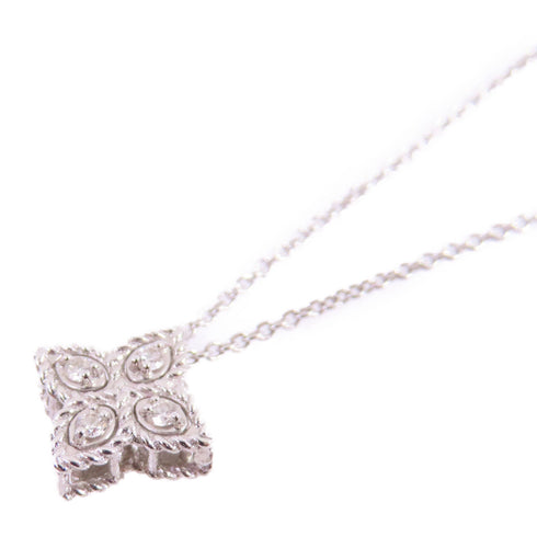 JEWELRY Diamond Necklace 18K White Gold v4