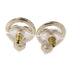 CHANEL CC Earrings Accessories Metal PVC Gold White