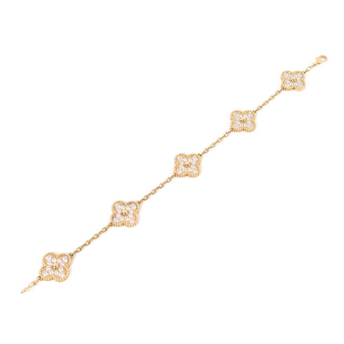 Van Cleef & Arpels Alhambra Bracelet 18K Yellow Gold