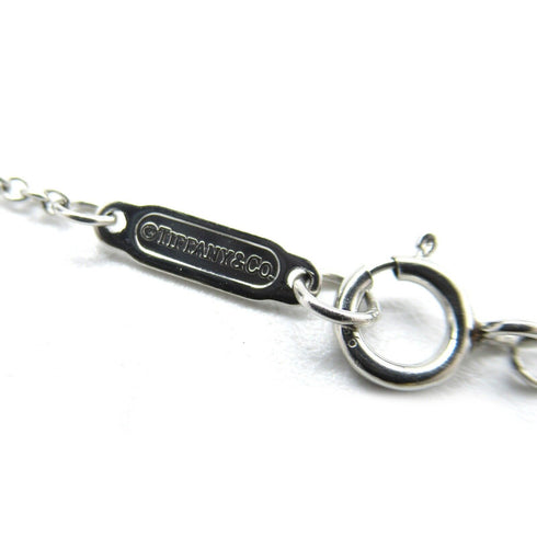 TIFFANY&CO Sentimental Heart Pink Sapphire Diamond Necklace PT950 Platinum v1