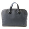 HERMES PHW Victoria 2 12H Handbag Toile H/Swift Leather Black/Grey