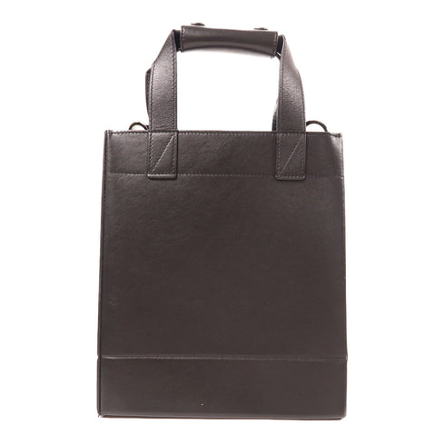 CHRISTIAN DIOR CD Shawn Stussy Crossbody 2 Way Bag Calfskin Leather Black