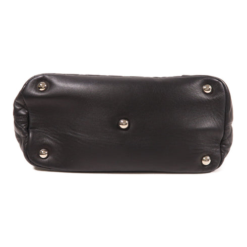 CHANEL CC SHW Cambon Line Shoulder Tote Bag Calfskin Leather Black