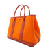 HERMES PHW Garden Party TPM Handbag Canvas Orange