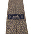 HERMES Necktie Silk Blue/Beige