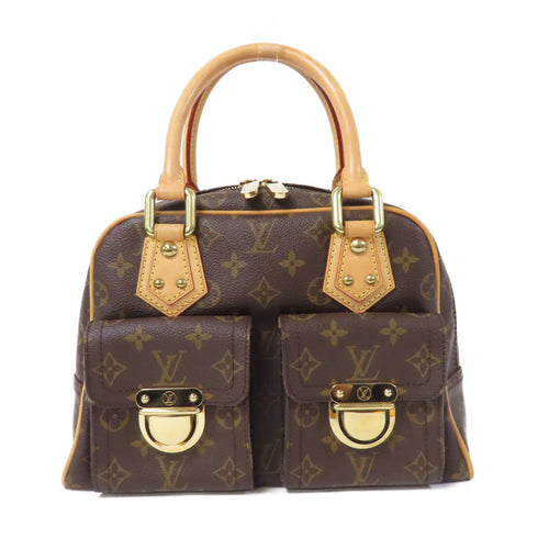 LOUIS VUITTON LV GHW Manhattan PM Handbag M40026 Monogram Brown