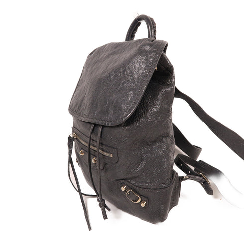 BALENCIAGA SHW Backpack Rucksack 399344 Calfskin Leather Gray Grey