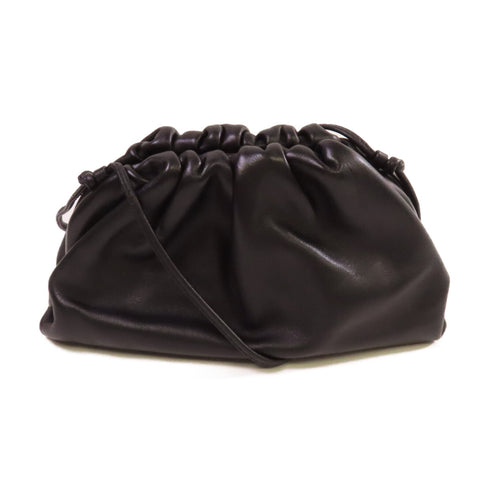 BOTTEGA VENETA BV Mini Pouch Shoulder Bag Crossbody Calfskin Leather Black