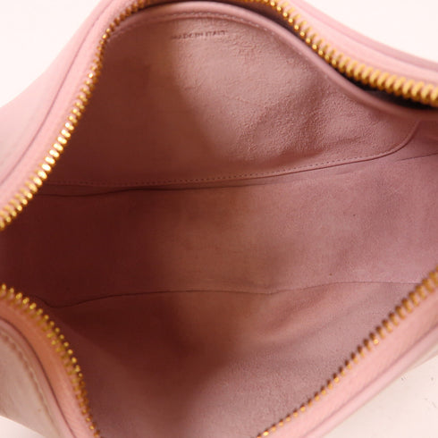CELINE GHW Ava Shoulder Bag Leather Pink