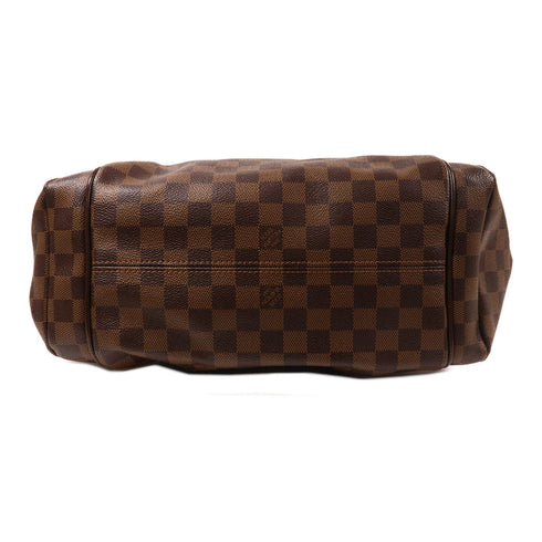 LOUIS VUITTON LV GHW Totally MM Shoulder Bag N41281 Damier Ebene Brown v1
