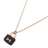 HERMES Amulette Constance Necklace Accessories 18K Pink Gold