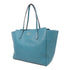 GUCCI GG GHW Swing Shoulder Tote Bag 354397 Calfskin Leather Turquoise