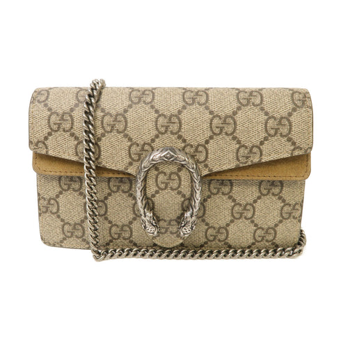 GUCCI GG SHW Dionysus Ultra Mini Shoulder Bag 476432 Coated Canvas