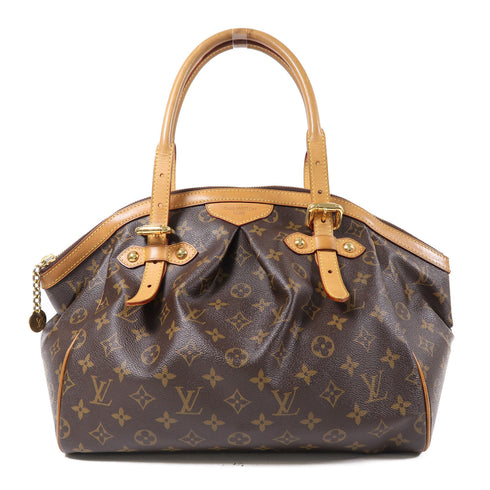 LOUIS VUITTON LV GHW Tivoli GM Shoulder Bag M40144 Monogram Brown v5