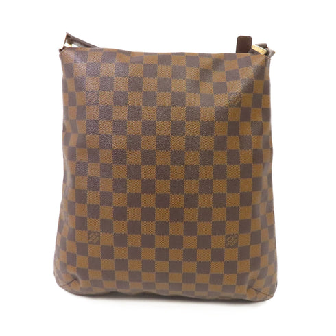 LOUIS VUITTON LV GHW Musette Shoulder Bag N51302 Damier Ebene Brown