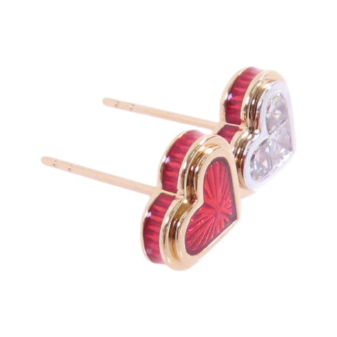 JEWELRY Diamond Earring 18K Rose Gold