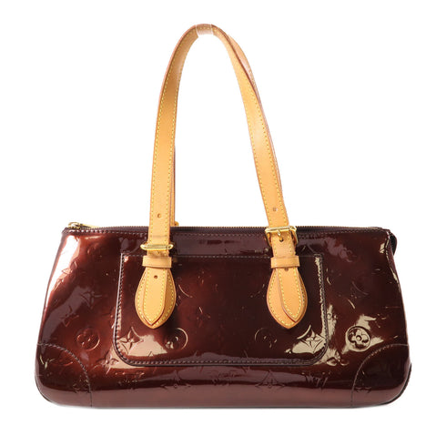 LOUIS VUITTON LV Rosewood Avenue Shoulder Bag M93510 Monogram Vernis Burgundy