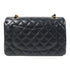 CHANEL Quilted CC GHW Classic 23cm Chain Shoulder Bag A01113 Lambskin Black