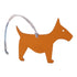 HERMES Dog Charm Epsom Leather Orange Brown