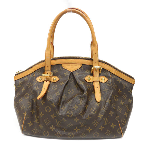 LOUIS VUITTON LV GHW Tivoli GM Handbag M40144 Monogram Brown v2