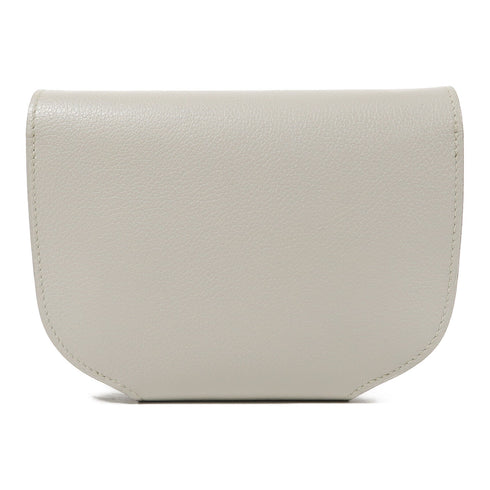 HERMES PHW Convoyeur Mini Shoulder Bag Evercolor Leather Grey