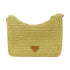 PRADA GHW Re-edition Crochet Mini Bag 2 Way Shoulder Bag 1BC204 Raffia Yellow