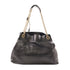 GUCCI GG GHW Shoulder Bag 308982 Calfskin Leather Black