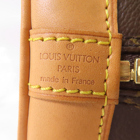 LOUIS VUITTON LV GHW Alma Handbag M51130 Monogram Brown v5