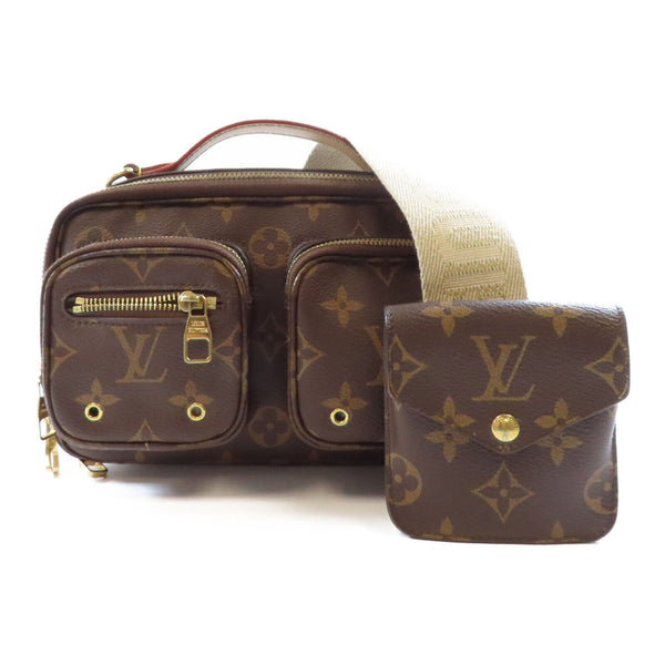 LOUIS VUITTON LV GHW Utility 2 Way Shoulder Bag M80446 Monogram Brown