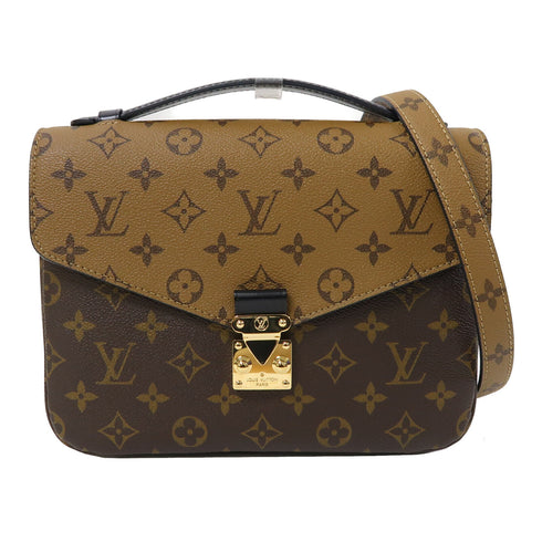 LOUIS VUITTON LV GHW Pochette Métis 2 Way Bag M44876 Monogram Reverse Brown