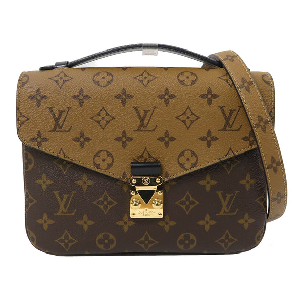 LOUIS VUITTON LV GHW Pochette Métis 2 Way Bag M44876 Monogram Reverse Brown